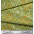 thumbnail image 3 of Soimoi Poly Georgette Fabric Filigree Damask Print Sewing Fabric Yard 42 Inch Wide, 3 of 3