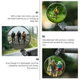 thumbnail image 5 of 1pc Bike Rearview Mirror Cycle Handlebar Mirror Cycling Accessory (Black), 5 of 5
