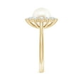 thumbnail image 3 of ANGARA Princess Diana Inspired Freshwater Cultured Pearl Ring in 14K Yellow Gold for Women | June Birthstone, Birthday, Anniversary, Jewelry Gift for Women | Pearl Ring, 3 of 8