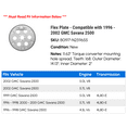 thumbnail image 2 of Flex Plate - Compatible with 1996 - 2002 GMC Savana 2500 1997 1998 1999 2000 2001, 2 of 2