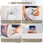 YAZAOO Table Lamp Creative Heavenly Spire Pattern Simple Pattern Night Light