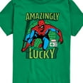 thumbnail image 3 of Marvel Spider-Man - St. Patrick's Day Amazingly Lucky - Toddler And Youth Short Sleeve Graphic T-Shirt, 3 of 5
