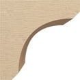 thumbnail image 3 of 12"W x 12"D x 12"H Wide Legacy Rough Cedar Woodgrain TimberThane Corbel, Primed Tan, 3 of 6