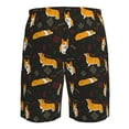 thumbnail image 6 of Kll Royal Corgi1 Men'S Casual Summer Beach Shorts Hawaiian Shorts With Pockets-Xx-Large, 6 of 9