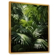 thumbnail image 2 of Designart "Thick Jungle Of Palm Trees In Jade Hues I" Palms & Palm Trees Floater Framed Canvas Art Print, 2 of 5