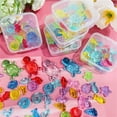 thumbnail image 6 of 6 Pieces Glittering Resin Sea Creature Figurines - Glow in Dark Turtle Seahorse Starfish, Mini Aquarium Decoration for Fish Tank, Colorful Underwater DIY Craft Charms, 6 of 7