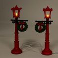 thumbnail image 3 of Department 56 Accessory Red With Green Street Lights Wreath Christmas 6007682, 3 of 3