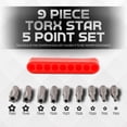 thumbnail image 3 of Juego de brocas RamPro Torx Plus de 5 puntos de seguridad a prueba de manipulaciones, 12 unidades, 3 of 7
