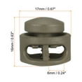 thumbnail image 2 of Cord Locks, Round Spring Toggle Stopper for Drawstring Bag Shoelaces, Olive Drab 100 Pack, 2 of 5