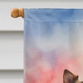 thumbnail image 2 of Collie Two Hearts House Flag, 2 of 7
