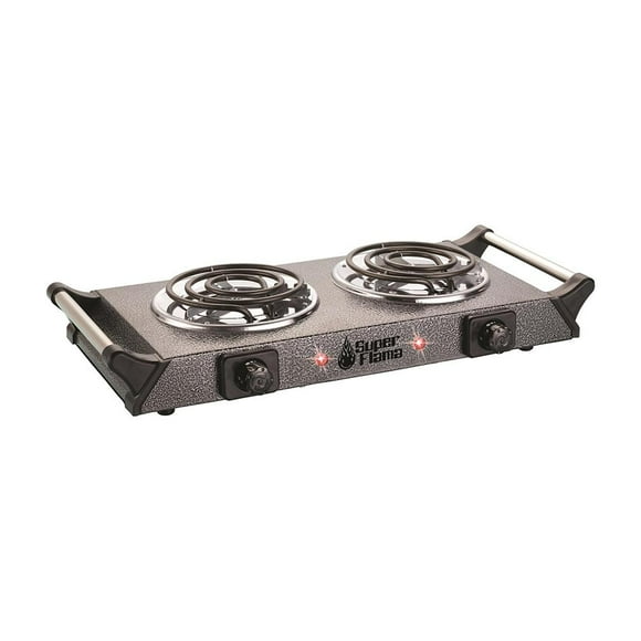 Parrilla Eléctrica Super Flama Hornilla Doble 2R-TAS-G