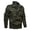 Green, variant on Mens Workwear Jacket Multi Pocket Casual Utility Coat with Pockets for Fall Winter Casual Wear