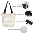 thumbnail image 7 of Cauagu Funny Goose1 Print Canvas Aesthetic Tote Bag for Women Beach Bag Shopping Bags Shoulder Bag Reusable Grocery Bags, 7 of 7