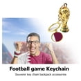 thumbnail image 4 of Llavero modelo de bandera nacional, llaveros de fútbol portátiles, regalos para niños (Qatar), 4 of 5