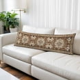 thumbnail image 2 of Brown Boho Body Pillow Covers, Retro Western Rustic Ethnic Tribal Patterns Soft Throw Pillow Cases with Invisible Zipper, Decorative Pillowcase Pillows Protectors for Sofa Bed Couchair 20"x54", 2 of 9