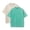 Apricot+green, variant on 2Pcs Oversized Men’s T-Shirts Vintage Tee Loose Acid Was Tshirts for Men Streetwear Casual T-Shirts