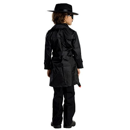 Spy Agent Costume - Size Medium 8-10