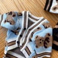 thumbnail image 1 of Pet Clothes Autumn Winter Medium Small Dog Knitted Sweater Cartoon Pattern Warm Wool Kitten Puppy Sweet Cardigan Chihuahua Pug ShopWise Round, 1 of 9