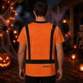 thumbnail image 5 of Halloween Astronaunt Costume Orange Escape Suit All Over Mens Costume T Shirt, 5 of 7