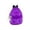 Purple, variant on 1pcs Doll Backpacks, Mini Zipper School Bags for Dolls, Cute Doll Bags School Supplies Backpack for Doll Accessories