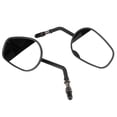 thumbnail image 1 of Motorcycle Rearview Mirror,2PCS Motorcycle Motorbike Modified Oval Rearview Mirror Reflective Rear View Side Mirrors, 1 of 8