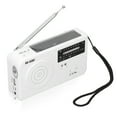 thumbnail image 2 of Manivela Solar Radio Multifuncional Camping Linterna Carga USB Emergencia RadioBlanco, 2 of 5