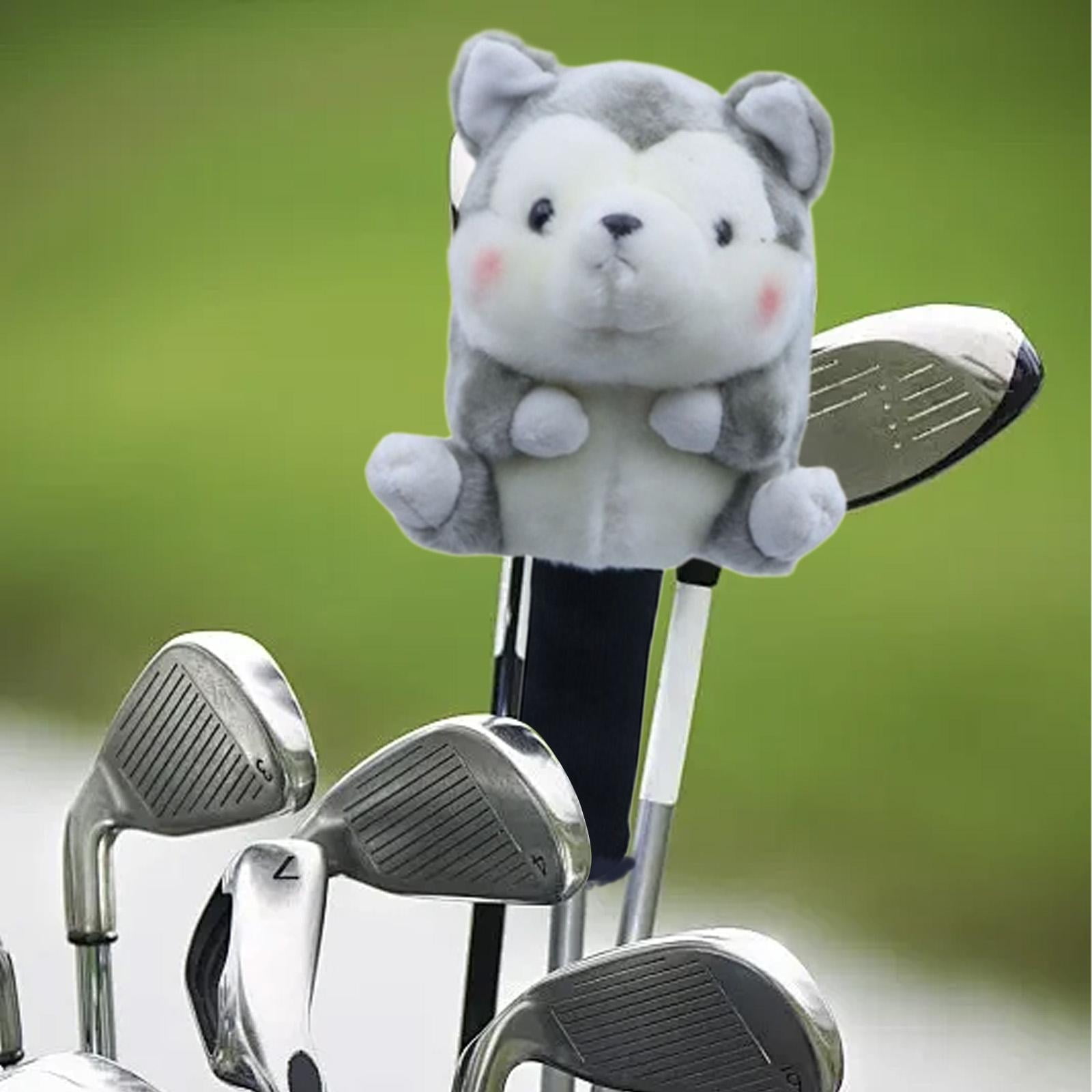 funtasica Golf Club Head Cover Animal Golf Club Headcover Adorable Funny Golf Head Cover Anti Scratch Protection Sleeve for Golfer Present Suitable for Tr Driver Dog
