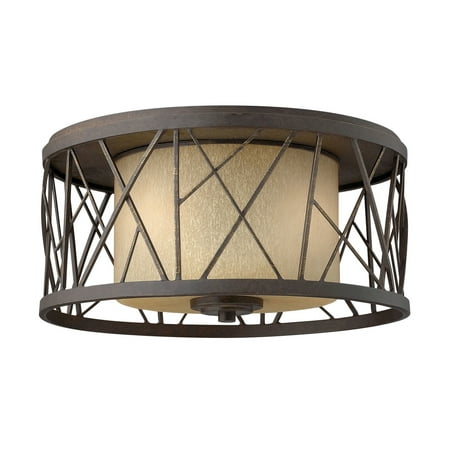 

Fredrick Ramond Fr41611 2 Light Flush Mount Ceiling Fixture From The Nest Collection -