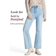 thumbnail image 2 of Prettyleaf Petite Women's 24"/26"/28"/30" Stretch Flare Jeans High Waisted Curvy Bootcut Denim Pants, 2 of 6