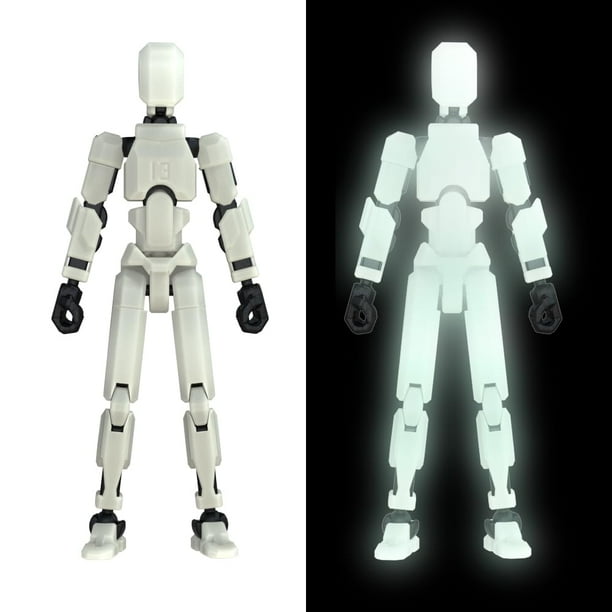 Merryxd Titan 13 Figura de acción Ensamblaje Completado Dummy 13 Figura de acción Lucky 13 Figura de acción T13 Figura de acción Impreso en 3D Multiarticulación móvil Nova 13 Figura de acción Juguete