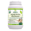 Herbal Secrets Organic Brown Rice Protein (Unflavored) - 3 Lbs
