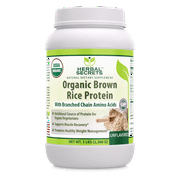 Herbal Secrets Organic Brown Rice Protein (Unflavored) - 3 Lbs