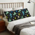 thumbnail image 6 of KLL Dinosaur Pattern Long Body Pillow Cover,20x60 Body Pillow Cases,Soft Brushed Microfiber Invisible Zipper Design-Pillow core not included, 6 of 7