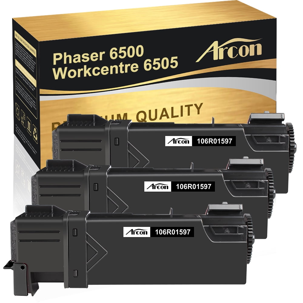 Toner for Xerox Phaser 6500 6500N Black Cyan Magenta Yellow 8pk Set 106R01597 