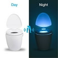 2PACK Toilet Night Light Motion Activated 8 Color Changing Led Toilet