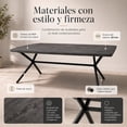 thumbnail image 4 of Mesa Comedor 6 Pers Nordico Gris Hogar Lujo 180x90x73, 4 of 6