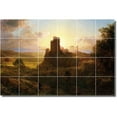 thumbnail image 1 of Ceramic Tile Mural-Frederic Church Historical 28. 48" w x 32" h using (24) 8 x 8 ceramic tiles, 1 of 3