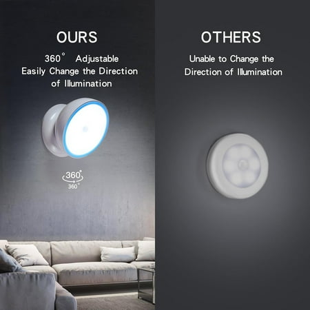 

Sleek Stylish and Compact Rechargeable Motion Sensor Night Light for Emergency Use in Kitchen and Bedroom. Portable Sensor Light for Camping Stairs and Multi-functional Closet. Enhanc