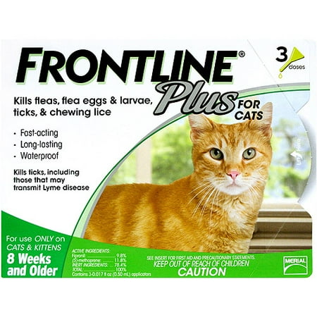 Frontline Plus Green 3 Month Feline