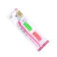 thumbnail image 3 of 3Pcs/set Double Head Pet Hand Toothbrush Pet Teeth Wave stripes pillowcase; Geometric Care Cleaning Brush Grooming Tools Set Random Color, 3 of 9