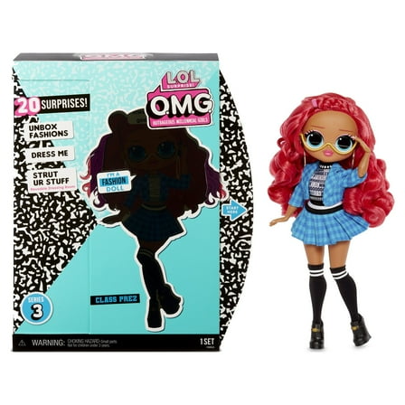 L.O.L. Surprise! O.M.G. Series 3 Class Prez Fashion Doll with 20 Surprises