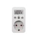 thumbnail image 1 of Medidor de energía con enchufe vatímetro, mide el consumo de electricidad con pantalla LCD, protección contra sobrecarga, potencia máxima 3680W, 1 of 5