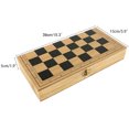 thumbnail image 4 of Wooden Chess Game Chess Board Foldable Travel Chess Board For Family Travel Gift For Children And Adults, 4 of 8