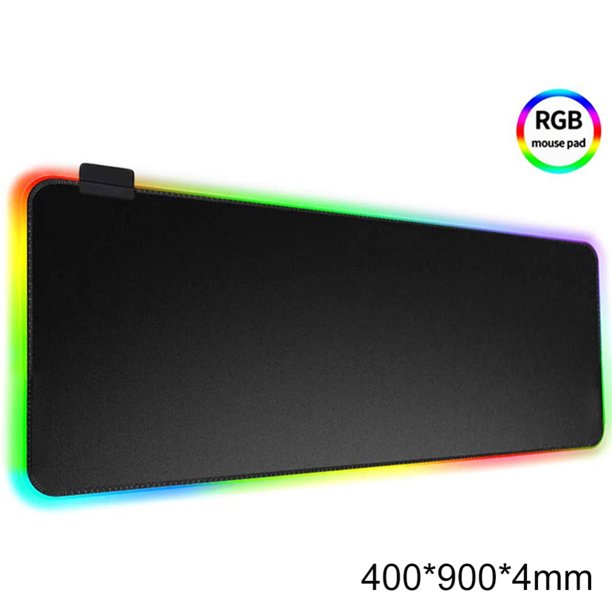 RGB Gaming Mouse Pad Large Mouse Pad Gamer LED Computer Mouse Keyboard