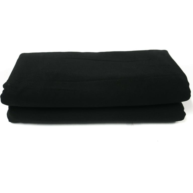 Black Cotton Solid 100% Cotton - Quilt Fabric