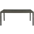 thumbnail image 3 of Modway Conduit 70" Outdoor Patio Wicker Rattan Dining Table, Multiple Colors, 3 of 3