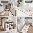 thumbnail image 5 of Pioneer Flower Floral Print Pattern Kitchen Rugs Sets Of 3,Kitchen Runner Rugs Non Skid Washable,Decorative Kitchen Floor Mats for Kitchen,Sink,Laundry,17"x30"+ 17"x47" + 17"x59", 5 of 6
