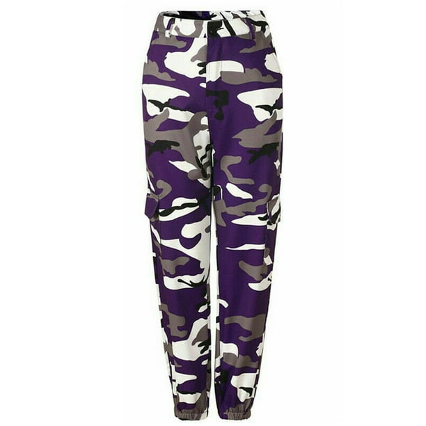 womens camo cargo joggers