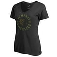 thumbnail image 2 of Women's Black Memphis Grizzlies Liberty Camo V-Neck T-Shirt, 2 of 3