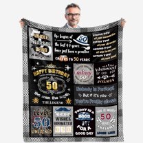 Birthday Gifts for Women, Birthday Blanket for Women, Birthday Gifts for Women Friendship, Gifts for Women Birthday Unique, for Her Girls Friend Mom Sister Wife Grandma Woman, 50"x60"